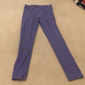 Girls purple leggings